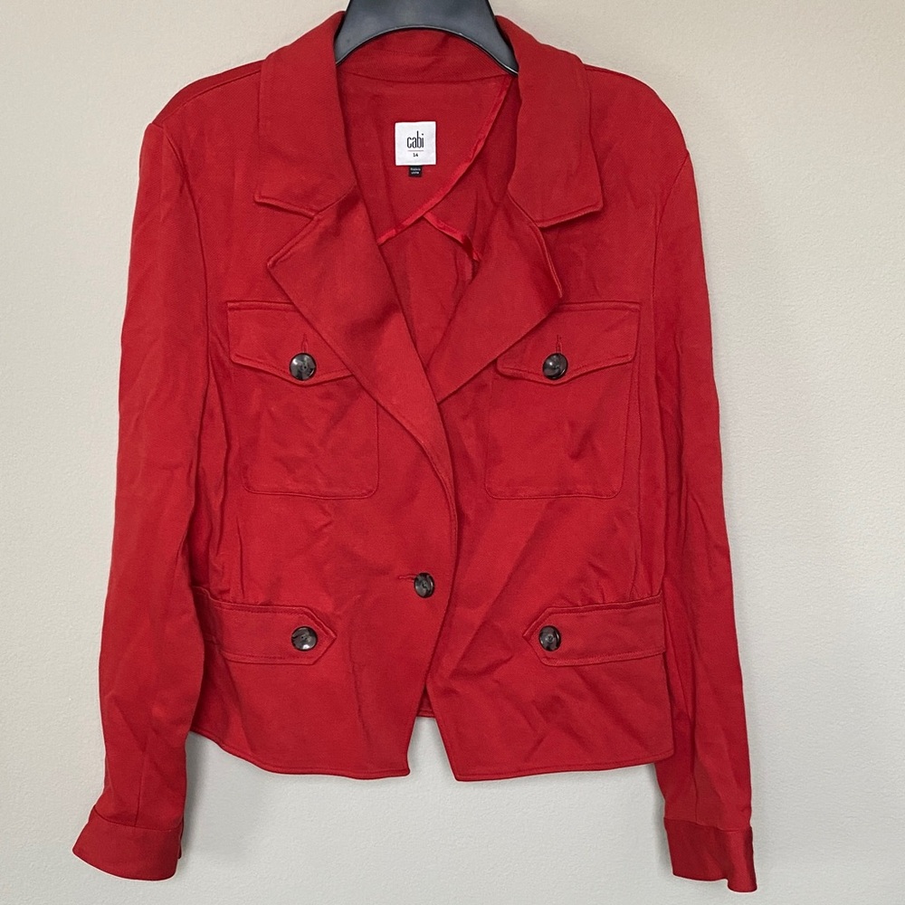 CAbi Burnt Orange Blazer Jacket